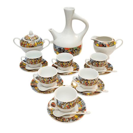 Authentic Ethiopian Tea Set – Traditional Coffee & Tea Ceremony