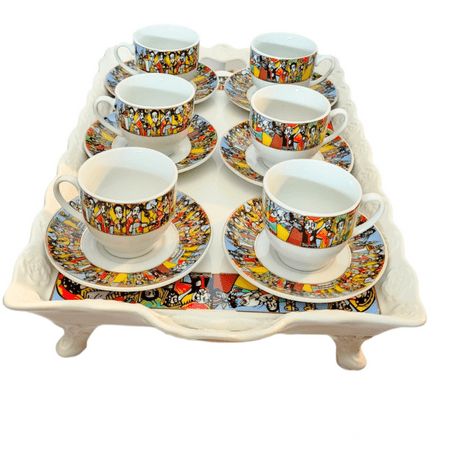 Authentic Ethiopian Tea Set – Traditional Coffee & Tea Ceremony
