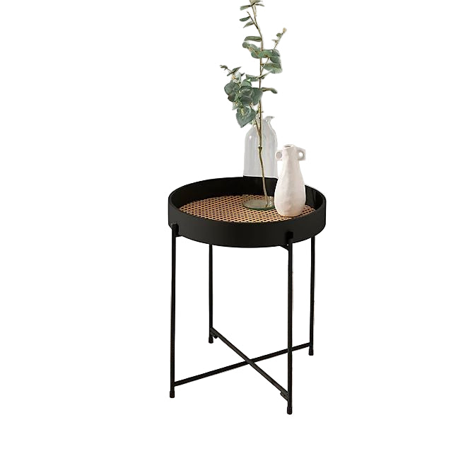 Black Metal Side Table – Stylish & Durable Accent Table