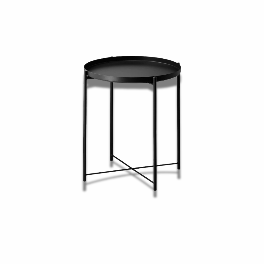 Black Metal Side Table – Stylish & Durable Accent Table