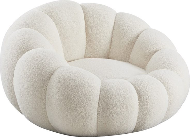 Cloud Accent Chair in White – Plush & Stylish Comfort