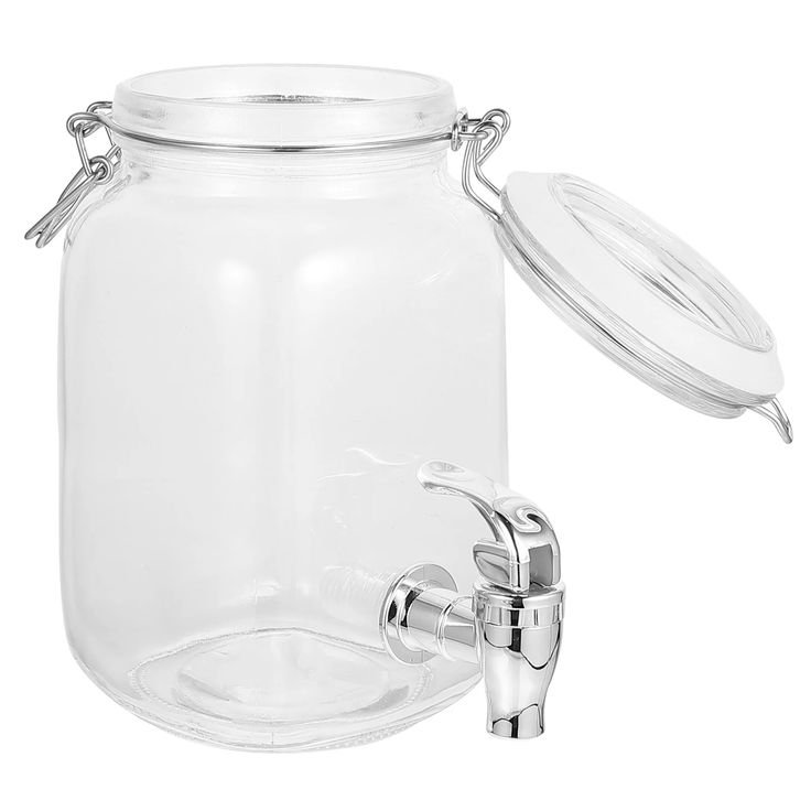 Glass Drink Dispenser with Tap – Ideal for Gatherings & Events