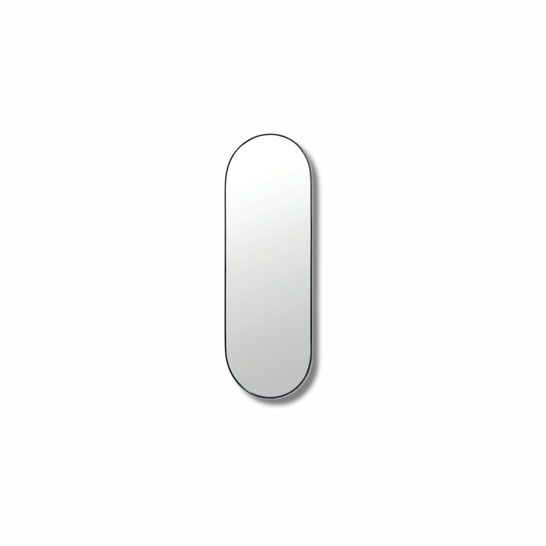 Minimalist Oval Wall Mirror – Slim Design for Modern Spaces