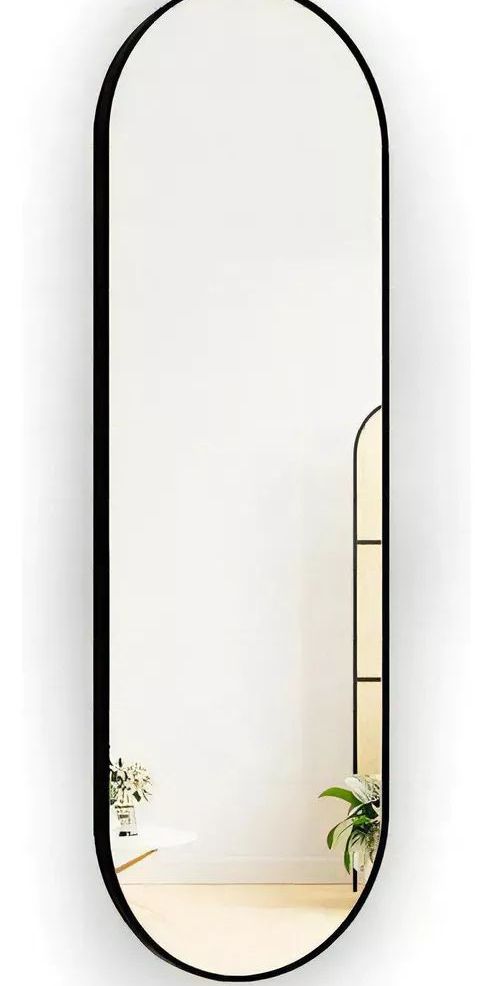 Minimalist Oval Wall Mirror – Slim Design for Modern Spaces
