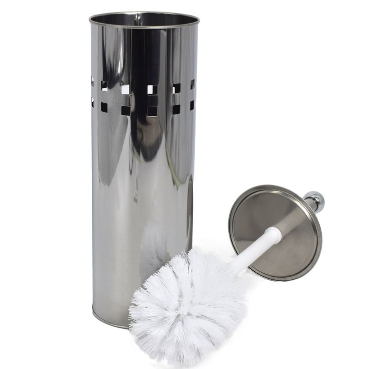 Durable Stainless Steel Toilet Brush with Holder