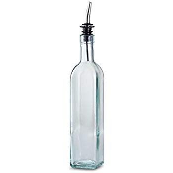 Sleek Glass Oil Bottle – Mess-Free Pouring for Cooking