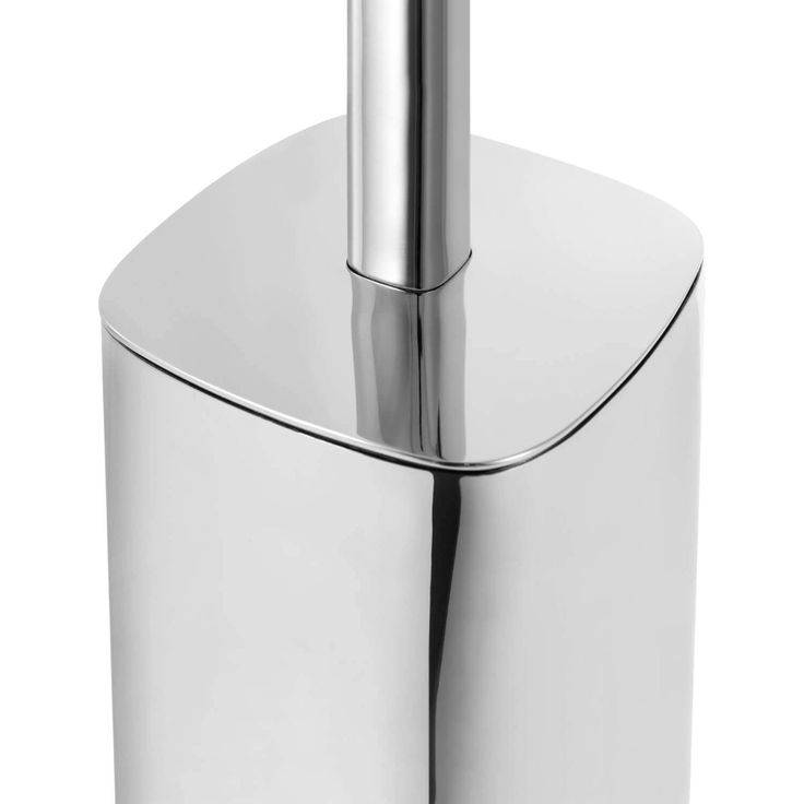 Square Chrome Toilet Brush Holder – Modern Bathroom Accessory