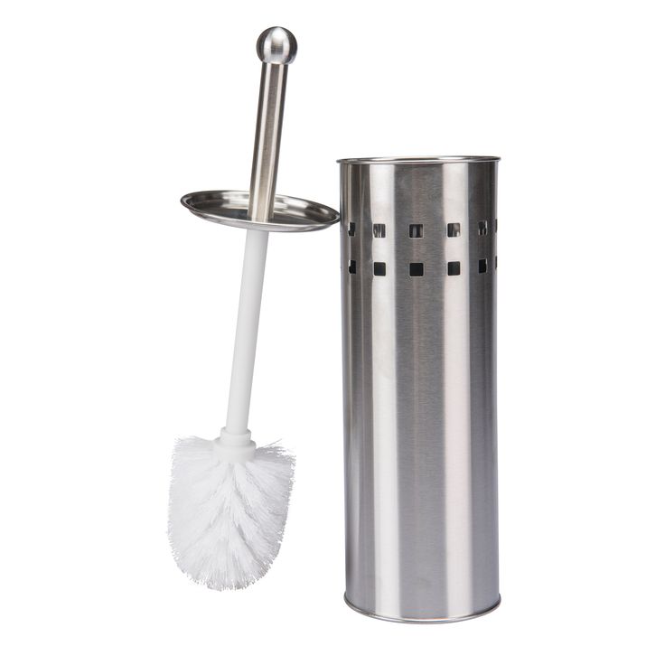 Durable Stainless Steel Toilet Brush with Holder