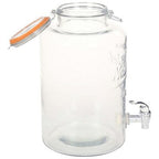 Glass Drink Dispenser with Tap – Ideal for Gatherings & Events