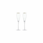 Gold Rim Champagne Flutes – Stylish Glassware for Celebrations