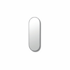 Minimalist Oval Wall Mirror – Slim Design for Modern Spaces