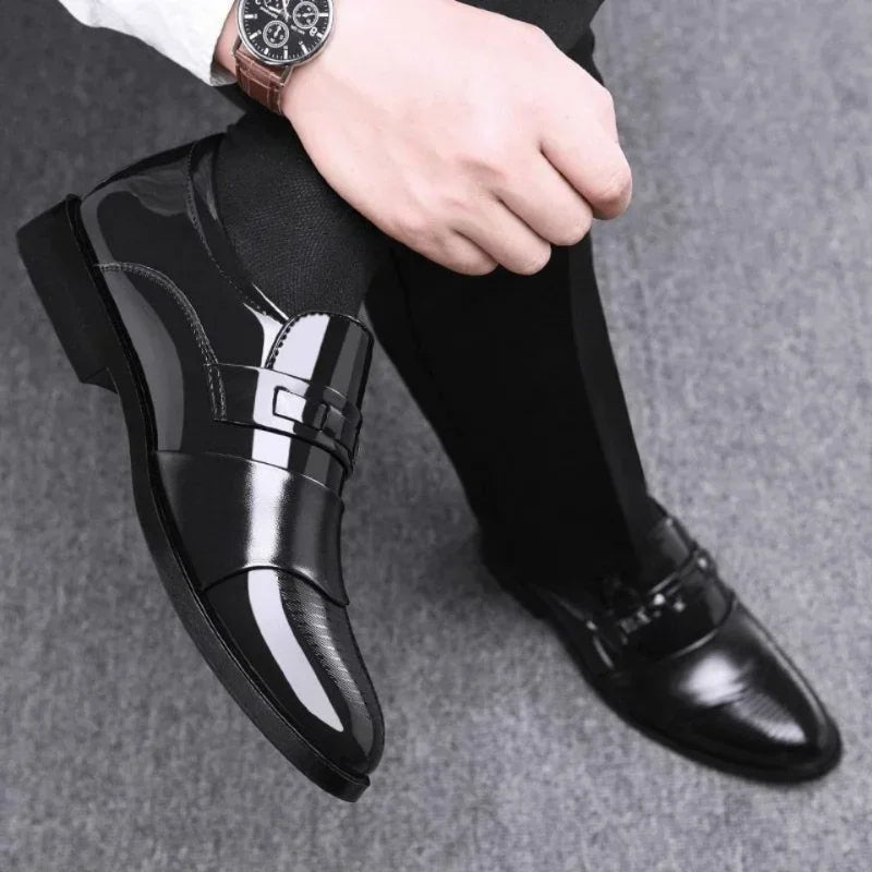 Leather Shoes for Men Wedding Formal Oxfords Business