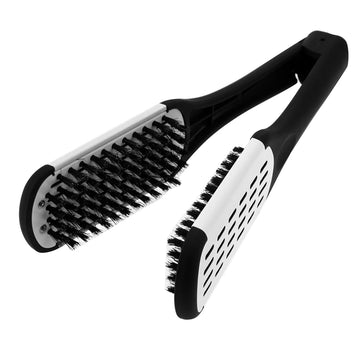 V-Shaped Hair Straightener Anti-Static Double Sided