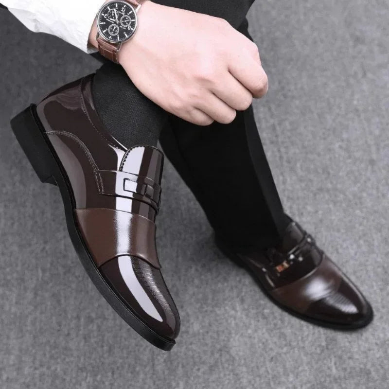 Leather Shoes for Men Wedding Formal Oxfords Business