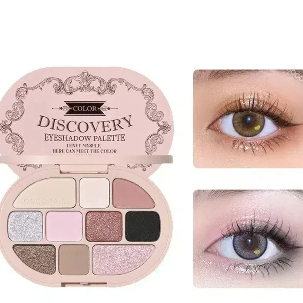 GOGO TALES 10 Colors Shimmer Matte Eyeshadow Makeup