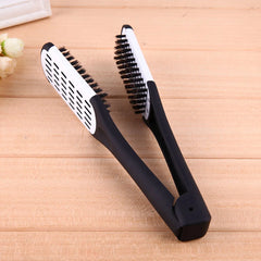 V-Shaped Hair Straightener Anti-Static Double Sided