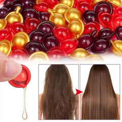 Hair Vitamin Capsule Keratin Oil Fast Restore Soft Smooth