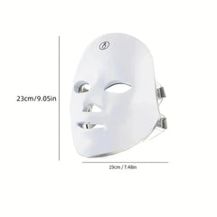 Rechargeable 7-color LED face mask facial care tool