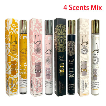 4PCS 35ml High Quality Arabian Yara Perfumes Men's Women